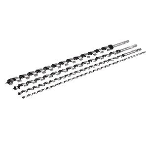 Silverline - Lange Schneckenbohrer, 4-tlg. Satz, 8–24 mm