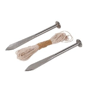 Silverline - Geschmiedete Schnurnägel, Doppelpckg., 160 mm