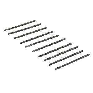 Silverline - HSS-R-Spiralbohrer, metrisch, 10er-Pckg., 2,5 mm