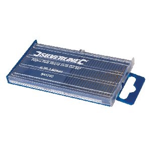 Silverline - HSS-Minibohrer, 20-tlg. Satz, 0,6 - 1,6 mm
