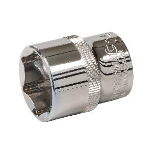Silverline - Sechskant-Steckschlüsseleinsatz, metrisch, 1/2-Zoll-Antrieb, 24 mm