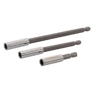 Silverline - Magnetische Schraubendrehereinsätze, 3-tlg. Satz, 60, 100, 150 mm