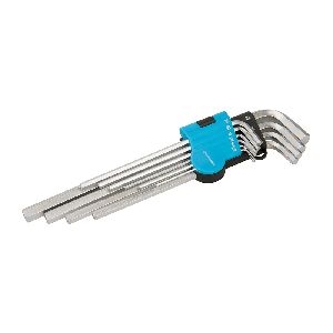 Silverline - Profi-Innensechskantschlüssel, zöllig, 10-tlg. Satz, 1/16–3/8 Zoll