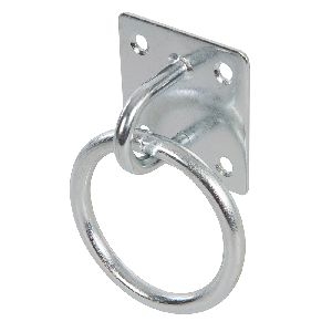Fixman - Galvanisierte Augplatte Ring, 50 mm x 50 mm