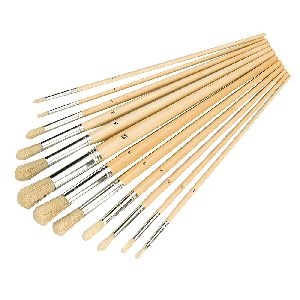 Silverline - Strichzieher für Künstler, 12-tlg. Satz, Abgerundete Spitzen