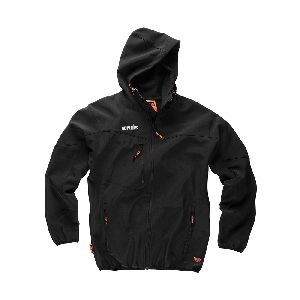 Scruffs - Softshelljacke „Worker“, schwarz, Größe M