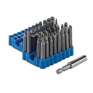 Silverline - Lange Sicherheitsbits, 33-tlg. Satz, 50 mm