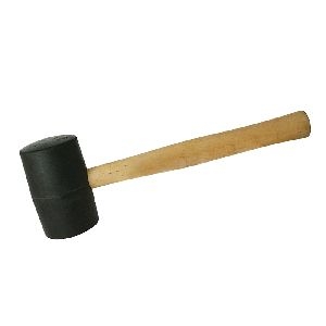Silverline - Gummihammer, schwarz, 32 oz (907 g)