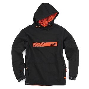 Scruffs - Kapuzenpullover „Tech“, schwarz, Größe L
