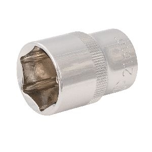 Silverline - Sechskant-Steckschlüsseleinsatz, metrisch, 1/2-Zoll-Antrieb, 21 mm
