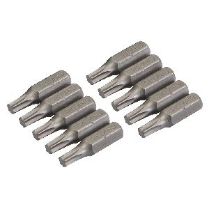 Silverline - Trx-Schraubendrehereinsätze, CV-Stahl, 10er-Pckg., T25