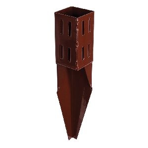 Fixman - Pfostenträger, Reparatur-Einschlagbodenhülse, 75 x 75 mm