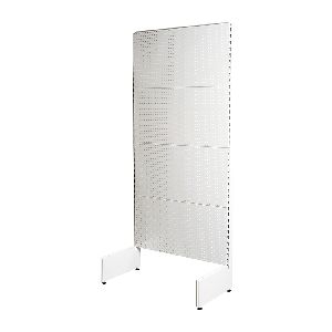Silverline - Hakenwandmodul, freistehend, 1 m, Weiß