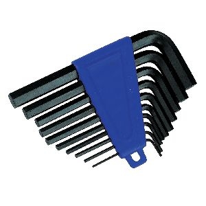 Silverline - Innensechskantschlüssel, 10-tlg. Satz, 1/16–3/8 Zoll