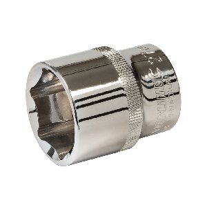Silverline - Sechskant-Steckschlüsseleinsatz, metrisch, 1/2-Zoll-Antrieb, 27 mm