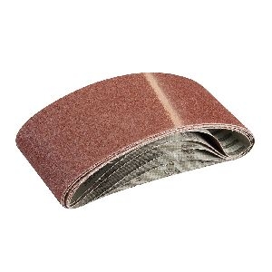 Silverline - Schleifbänder, 100 x 610 mm, 5er-Pckg., 80er-Körnung