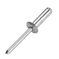Blindniete, 1000 Stk., 2,4 x 6,4 mm, Alu