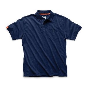 Scruffs - Polohemd „Eco Worker“, marineblau, Größe M