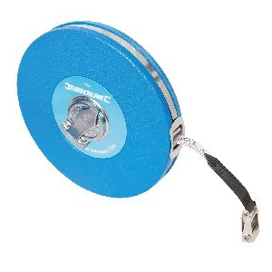 Silverline - Glasfaserbandmaß, 30 m x 13 mm