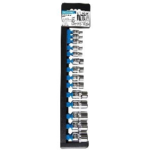 Silverline - E-Trx-Steckschlüsseleinsätze, 14-tlg. Satz, E4–E24
