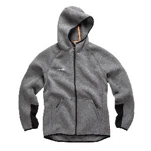 Scruffs - Kapuzenpullover „Trade Air-Layer“, grau, Größe M