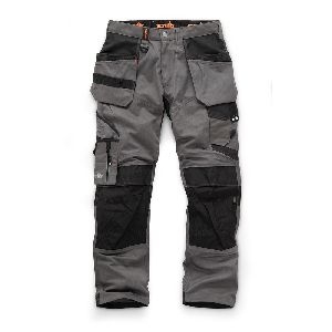 Scruffs - Arbeitshose „Trade“ mit Holstertaschen, anthrazit, Größe 52 regulär