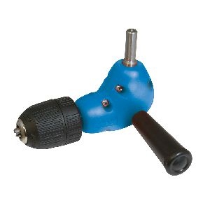 Silverline - 90°-Adapter mit Schnellspannbohrfutter, 10 mm