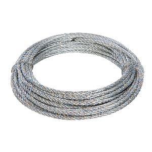 Fixman - Verzinktes Drahtseil, 4 mm x 10 m
