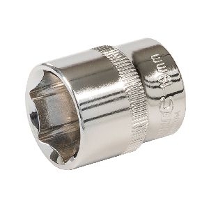 Silverline - Sechskant-Steckschlüsseleinsatz, metrisch, 3/8-Zoll-Antrieb, 19 mm