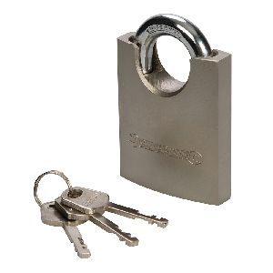 Silverline - Vorhängeschloss mit Bügelschutz, 60 mm