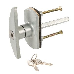 Silverline - Garagentor-Schließgriff, 75 mm, Rautenform