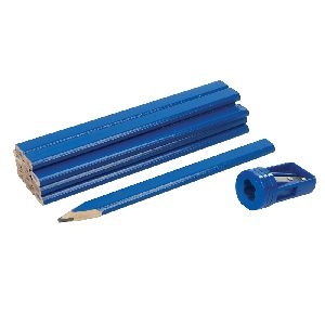 Silverline - Zimmermannsbleistifte mit Anspitzer, 13er-Pckg., 175 mm