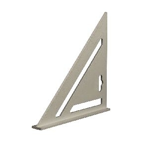 Silverline - Stabiles, zölliges Aluminium-Anschlagwinkeldreieck, 7 Zoll