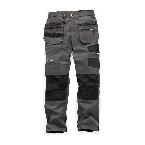 Scruffs - Stretch-Arbeitshose „Trade-Flex“, grau, Größe 56 regulär