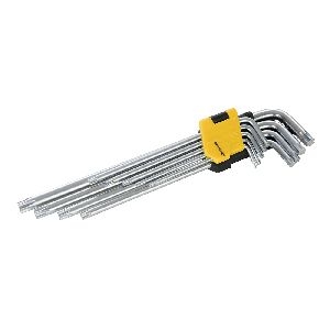 Silverline - T10–T50-Profi-Schlüssel, 9-tlg. Satz, T10–T50