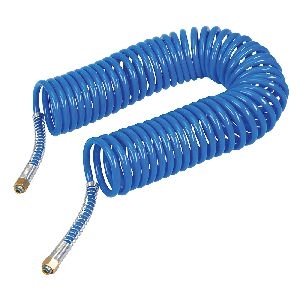 Silverline - Spiral-Druckluftschlauch, 10 m