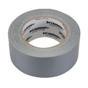 Fixman - Extrarobustes Gewebeklebeband, 50 mm x 50 m, silber