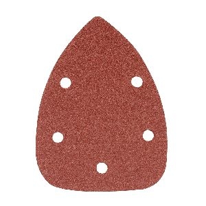 Silverline - Delta-Klettschleifblätter, 140 mm, 10er-Pckg., 80er-Körnung