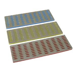 Silverline - Diamantabziehsteine, 3-tlg. Satz, 50 x 150 mm