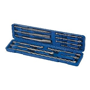 Silverline - SDS-Plus-Bohrer und -Meißel, 12-tlg. Satz, 12-tlg.