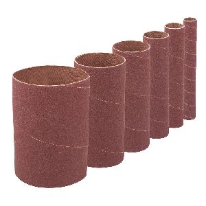 Silverline - Schleifhülsen, 6-tlg. Satz, 90 mm, 120er-Körnung