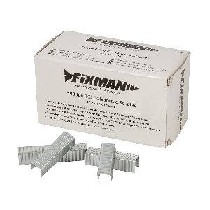 Fixman - Galvanisierte Heftklammern 10J, 5.000er-Pckg., 11,2 X 12 X 1,17 mm