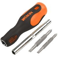 Schraubendreher Set, 6 in 1, PH2/SL6, PH1/SL5