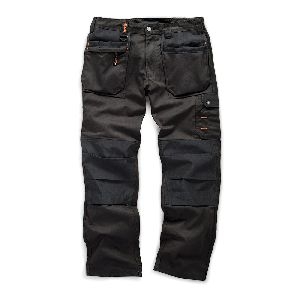 Scruffs - Arbeitshose „Worker Plus“, schwarz, Größe 54 regulär