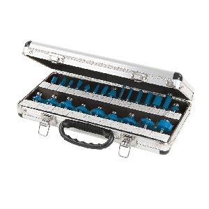 Silverline - 1/4-Zoll-Hartmetall-Fräser, 24-tlg. Satz, 1/4 Zoll