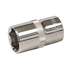 Silverline - Sechskant-Steckschlüsseleinsatz, metrisch, 1/2-Zoll-Antrieb, 16 mm