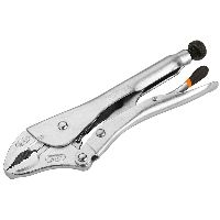 Gripzange, 10", max. Öffnung 50 mm, Industrie, gebogen