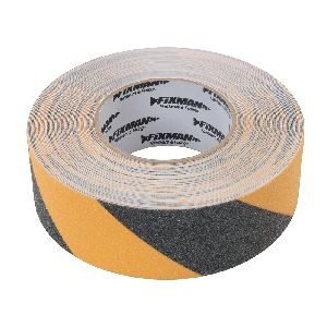 Fixman - Rutschfestes Klebeband, 50 mm x 18 m, schwarz/gelb