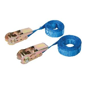 Silverline - Ratschenspanngurte ohne Haken, Doppelpckg., 5 m x 25 mm, Leistung: 500 kg; Zurrkraft: 1000 kg