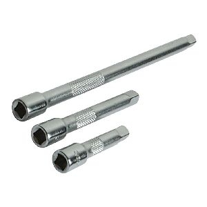 Silverline - Steckschlüssel-Verlängerungen, 3-tlg. Satz, 1/4-Zoll-Antrieb